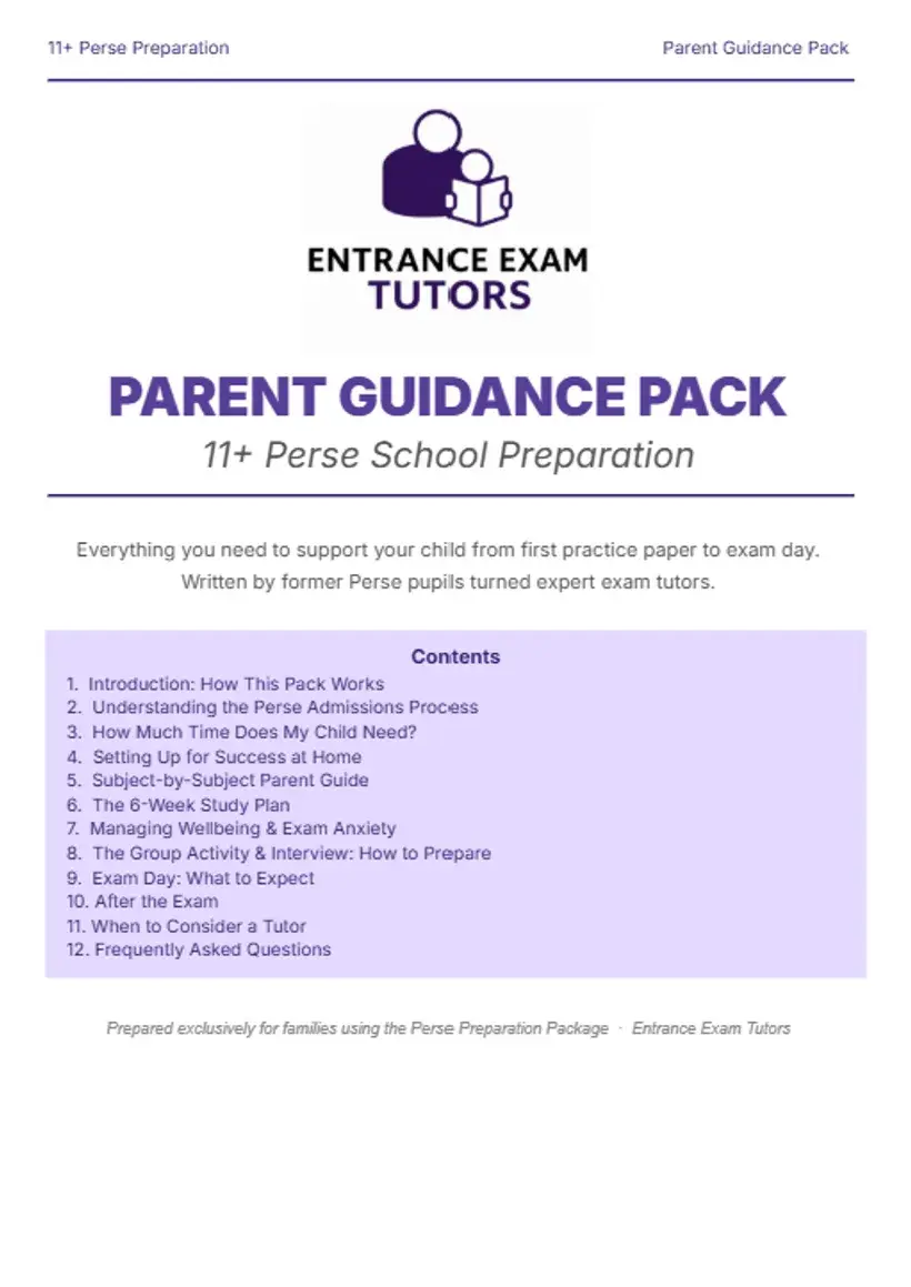 Parent Guidance Pack